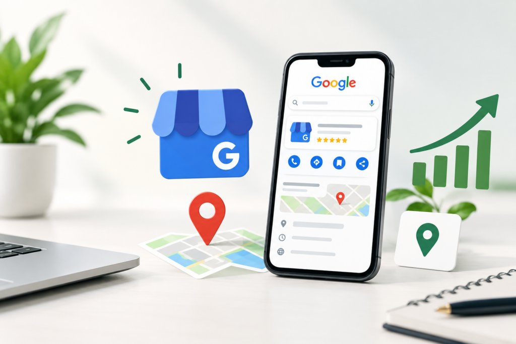 Google Business Profile for local SEO and business growth.